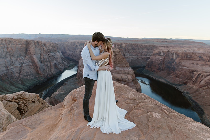 engagement photoshoot in a desert