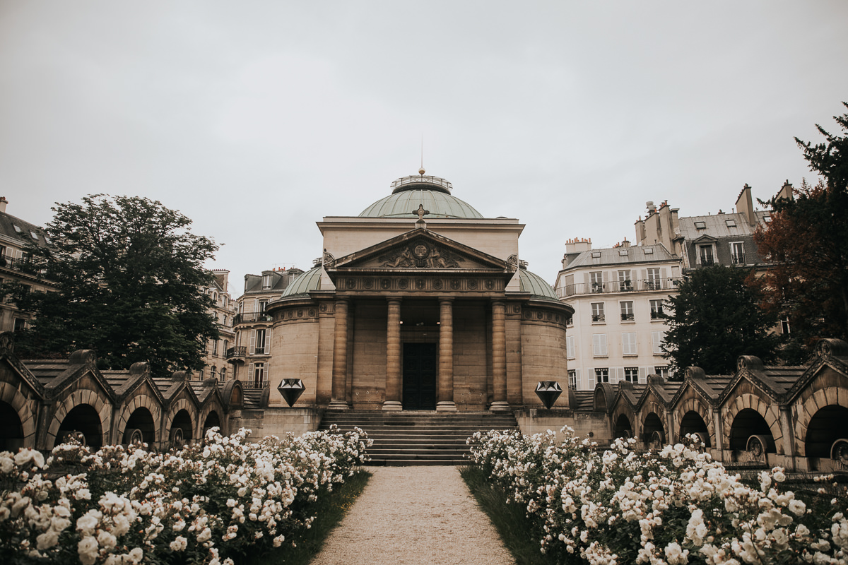 Paris destination wedding photographer, Chapelle Expiatore wedding photography